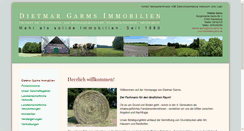 Desktop Screenshot of immobilien-garms.de